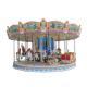 24 Seats Theme Park Carousel / Outdoor Mini Carousel Ride For Kids Playing