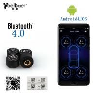 Multi Language Tire Pressure Temperature Monitoring System Bluetooth 4 Sensors