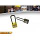 76mm Long Shackle Safety Lockout Padlocks with Colorful Bodies