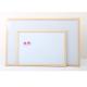 Wooden Framed Magnetic Board , Double Sided Dry Erase Board For Kids Writing