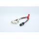 M16 9pin Aerial Female Head Black PCB Molded Wire Harness Signal Input Line