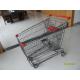 210L 4 Swivel 5 Inch Caster Wire Shopping Carts With Wheels GS / ROSH