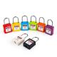 Chinese manufacturer stainless steel Zenex composite shackle safety tagout loc-kout padlock with master key