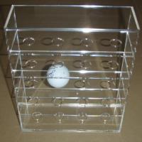 Acrylic Clear Golf Ball Display Case Counter top Plexiglass Ball Holder  Riser