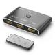 8K 120Hz HDR 3 Port HDMI Switch Switcher 3 In 1 Out Plug Remote Converter