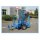 Vertical Aluminium Alloy Truck Mounted Man Lift , Single Mast Electric Boom Lift