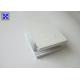 White Coated Aluminum Door Profiles Good Machinability For Dining Room
