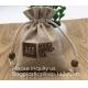 Burlap Bags with Drawstring, 4x6 Inch Rustic Gift Bag Bulk Pack - Wedding Party Favors, Jewelry and Treat Pouches bageas