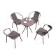 Bistro Patio Rattan Garden Outdoor Table And Chair Furniture Set