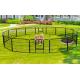 Steel 66.52 Square Feet Folding Animal Temporary Yard Fencing For Dogs