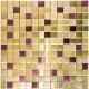 Decorative Mosaic Stainless Steel Glossy Color Strip Glass Backsplash Mosaic