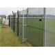 Prison Airport 4mm Steel Security Fencing Hot Dip Galvanized Welded Wire