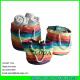 LUDA colorful storage laundry basket colorful paper straw tote bag lady bags