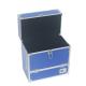 Light Weight Aluminum Viynl Records Storage Case Blue ABS CD Box For DVD And Accessories