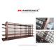 Metal Retail Store Display Shelves With Wire Mesh Back Panel for Shop Decoration