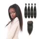 Genuine Raw Indian Remy Human Hair Extension Weave No Synthetic Hair
