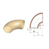 C71500 Pipe Fittings Long Radius Seamless 90 Degree Elbows Copper Nickel