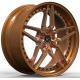 2 PC Sputtering Bronze Staggered 20 and 21 inches Alloy Wheels Machined Face For Luxury Cars