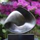 Depth Based Abstract Bronze Sculpture Outdoor Garden Metal Decoration