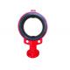 Moulded And Vulcanized Rubber Valve Seat In Butterfly Valve Body , NBR Valve Seat