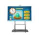 75 Smart Digital Interactive Whiteboard 450cd/m2 With Double System