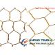 Brass Copper Hexagonal Wire Mesh Mainly Used As Decorative Mesh