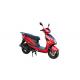 Red Plastic Body Gas Motor Scooter , Gas Powered Mopeds For Adults 80km/h Max Speed