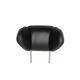 Car Adjustable  headrest pillow with  black Napa leather cover adjust the head restraint adjustment