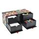Small Thin Slider Drawer Type Gift Packaging Boxes Luxury Square Rigid Cardboard