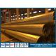 12m 500 Dan Hot Dip Galvanized Steel Electric Pole Q345 / Q235 Material
