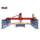 Infrared Pillar Guide Bridge Cutting Saw 360 Degree Rotation And 85 Degree Tilt Work Table Stone Cutting Machine