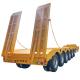 TITAN 6 axle Heavy Load Transport Excavator Equipment 100/120 Tons Lowbed Semi Tailer