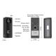 Unlock Monitor Intercom 150° 128gb Video Doorbell Camera