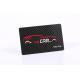 Scratch Resistant Black PVC Business Cards , 85x54x0.5mm Carbon Fiber Member Cards