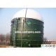 Industrial  Glass Lined Water Storage Tanks , Gas /  Liquid Porcelain Enamel Glass Lined Tank