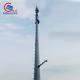 GSM Wifi Monopole Telecommunication Tower Galvanized Radio Antenna GR65 SS400 Tubular