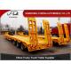 Multi-axle hydraulic Low Bed Trailers detachable gooseneck lowboy semi trailer 100 ton