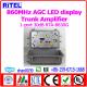 CATV/MATV 860MHz 1-Port output 30dB AGC Trunk Amplifier/Line Amplifier RTA-8630G Outdoor SPS LED display