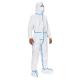 Breathable Disposable Protective Coveralls Fluid Resistant For Work Protection