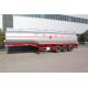 Anti‐skid Oil Tank Truck Trailer Carbon Steel 40 To 60 Cbm With Mud Flaps