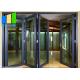 Customize Waterproof Aluminum Sliding Bi Folding Glass Patio Door For Exterior