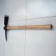 Forged Pickaxes Wooden Handle High Carbon Steel Axe Head Material