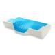 Travel Neck Cooling Memory Foam Pillow With Cooling Gel Soft Anti Pilling Cover 