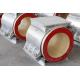 Customized Size Calcium Silicate Pipe Shields Good Flammability Resistance