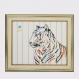 Snag Free Tiger Chinese Zodiac Art , Durable Diy Paintings For Home Decor