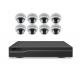 Metal 8 Channel Poe Security Camera System  Power and Video via One Cable