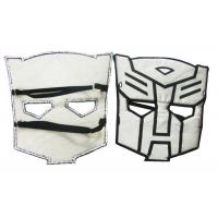 Interesting White Party Eye Mask , Ultraman Mask Made Of Polyester And Toweling