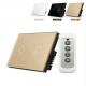 US/AU tempered glass Panel Remote Wireless WIFI control Smart Home Touch Wall Light Power Switch