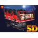 Wind Fog Smell Virtual Reality 5 D Movie Theater / 5D Sinema With 100pics Films
