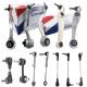 New Energy Electric Vehicle Parts Tie Rod Stabilizer Bar Front Lower Straight / Bent Arm Assembly For BMW I4 (G26) 2022-
